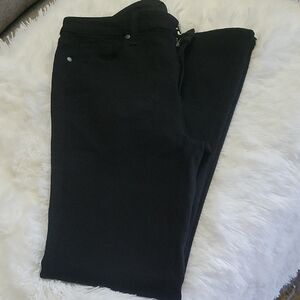 PAIGE Jet Black Trousers